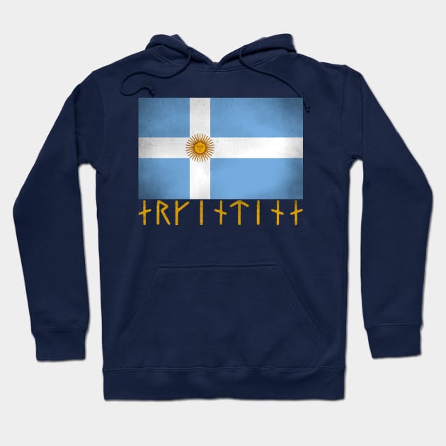 Scandinavian Argentina - Argentinian Scandinavia Hoodie by popkulturniy